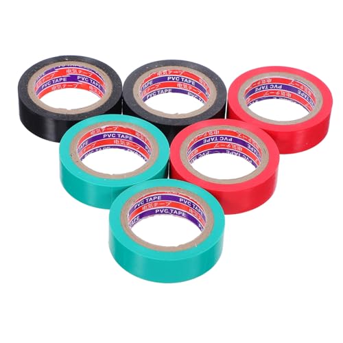 Alipis 6 Stück Isolierband Elektrisches Band Eletrische Klebeband Wasserdichtes Klebeband Für Den Außenbereich Flexibles Flachkabelband Band Elektrisch Isolierbänder Farbbänder Pvc Black Alipis 6 Stück Isolierband Elektrisches Band Eletrische Klebeband Wasserdichtes Klebeband Für Den Außenbereich Flexibles Flachkabelband Band Elektrisch Isolierbänder Farbbänder Pvc Black von Alipis