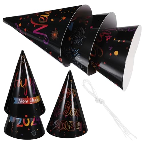 Alipis 6 Stück Neujahr Partyhüte Bunte Papierhüte für Silvesterfeiern Neujahr Hüte Vielseitige Dekoration für Partys und Feiern Alipis 6 Stück Neujahr Partyhüte Bunte Papierhüte für Silvesterfeiern Neujahr Hüte Vielseitige Dekoration für Partys und Feiern von Alipis