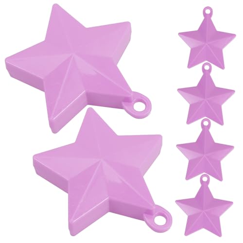 Alipis 6 Stück Stern Ballongewicht Teiliges Füllbar mit Flexibles Design für Hochzeiten und Partys Wiederverwendbar für Verschiedene Anlässe für Dekoration im Freien von Alipis