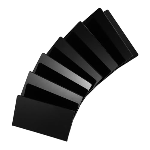 Alipis 6 Stück Tafel Tischdisplay-Schilder löschbares Message Board Buffet -Lebensmitteletiketten Etiketten zur Lebensmittelauslage kleines Message Board Acryl Black von Alipis