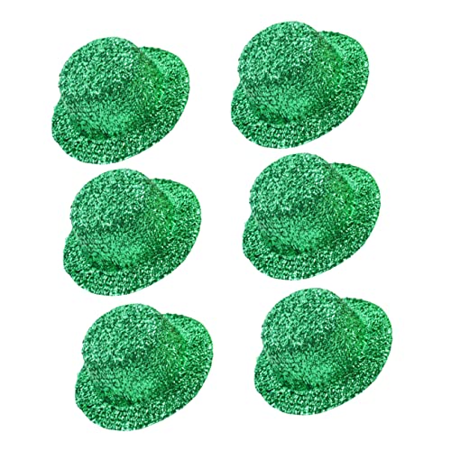 Alipis 6 Stück Teiliges DIY Filzhut Grün Mini Party Hüte für Puppen und Bastelprojekte Robuster Bequemer Filz als Irland Dekoration zu Patricks Day von Alipis