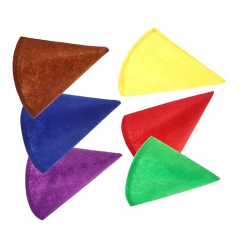 Alipis 6 Stück Teiliges Filz Zwergenhüte Bunte Kegelhüte Unisex Elf Kostüm Zubehör für Halloween Weihnachten Geburtstagsfeiern Leicht Tragbar Stilvoll Partyhut für Erwachsene Alipis 6 Stück Teiliges Filz Zwergenhüte Bunte Kegelhüte Unisex Elf Kostüm Zubehör für Halloween Weihnachten Geburtstagsfeiern Leicht Tragbar Stilvoll Partyhut für Erwachsene von Alipis