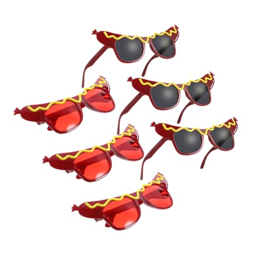 Alipis 6 Stück Teiliges Hot Dog Partybrillen Lustige Kostümbrillen für Erwachsene und Leichte Wiederverwendbare Party Accessoires für Geburtstag Karneval und Festliche Foto Requisiten Alipis 6 Stück Teiliges Hot Dog Partybrillen Lustige Kostümbrillen für Erwachsene und Leichte Wiederverwendbare Party Accessoires für Geburtstag Karneval und Festliche Foto Requisiten von Alipis
