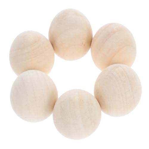 Alipis 6 Stück Unbehandelte Holz Eier zum Bemalen für Diy Osterdekorationen Natürliche Holzeier für Kreative Bastelprojekte für Familienaktivitäten und Kreative Ostern Alipis 6 Stück Unbehandelte Holz Eier zum Bemalen für Diy Osterdekorationen Natürliche Holzeier für Kreative Bastelprojekte für Familienaktivitäten und Kreative Ostern von Alipis