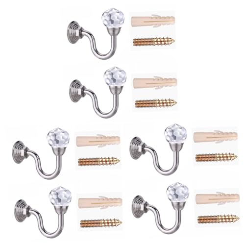 Alipis 6 Stück Wandhaken Silber Krawatten Wandaufhänger Haken Silber Vorhanghaken Vorhanghaken Für Raffhalter Quastenbesatz Vorhang Raffhalter Haken Slipper Wandhalterung Quaste Vorhang Alipis 6 Stück Wandhaken Silber Krawatten Wandaufhänger Haken Silber Vorhanghaken Vorhanghaken Für Raffhalter Quastenbesatz Vorhang Raffhalter Haken Slipper Wandhalterung Quaste Vorhang von Alipis