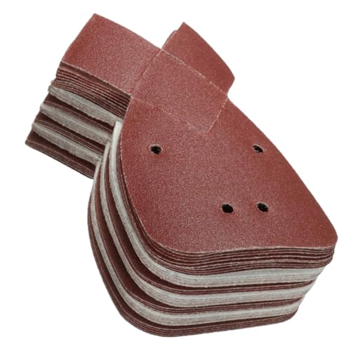 Alipis 60 Stücke Grid Sandpapers Grit Sander Schleifpapier Pad Loch Sand Papier Rot von Alipis
