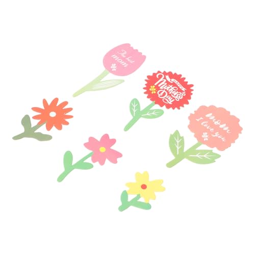 Alipis 60Stücke Mother's Day Cake Topper Elegant Paper Decorations For Mother's Day Parties And Cakes For Creating Memorable Moments von Alipis