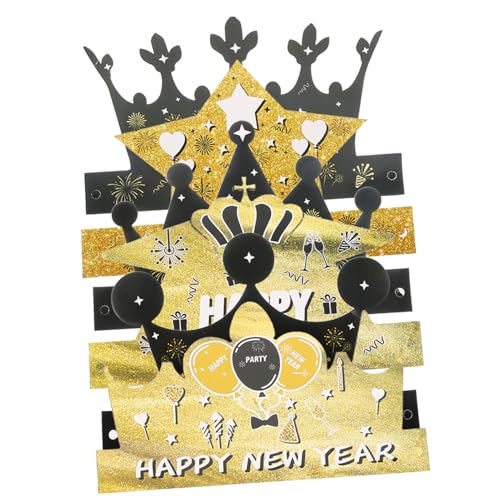 Alipis Neujahrs-tintenhut 6 Stück Frohes Neues Jahr Papierhut Foto-partyhüte Für Erwachsene Jungen Und Mädchen 2024 Feier- Alipis Neujahrs-tintenhut 6 Stück Frohes Neues Jahr Papierhut Foto-partyhüte Für Erwachsene Jungen Und Mädchen 2024 Feier- von Alipis