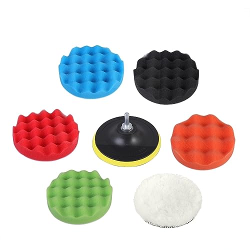 Alipis 7 Stücke Polieren Disc Set Wolle Und Pad Polierer Grip Trägerplatte Buffle Polierer Pad Polieren von Alipis