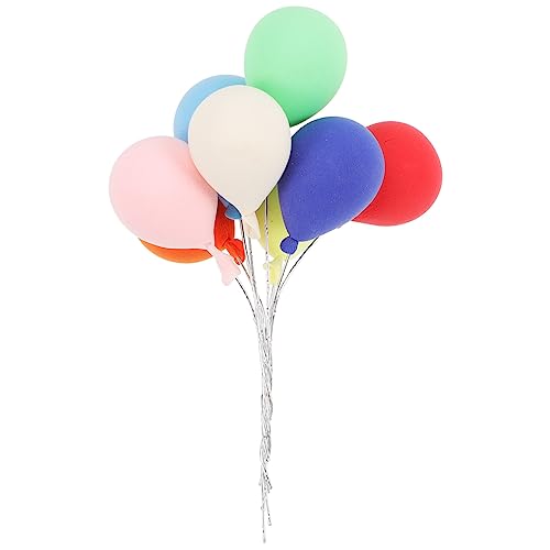 Alipis 8 Stück Miniaturballons Dekorative Luftballons für Puppenhaus und Mikrolandschaften aus Hochwertigem für Einzigartige und Fotorequisiten im Miniaturformat Alipis 8 Stück Miniaturballons Dekorative Luftballons für Puppenhaus und Mikrolandschaften aus Hochwertigem für Einzigartige und Fotorequisiten im Miniaturformat von Alipis