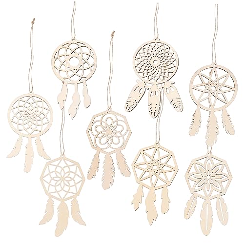 Alipis 8 Stück Teiliges Holz Dreamcatcher Dekoration Blanko Holz Anhänger zum Bemalen Unvollendete für Kreative Bastelprojekte und Wohnaccessoires Alipis 8 Stück Teiliges Holz Dreamcatcher Dekoration Blanko Holz Anhänger zum Bemalen Unvollendete für Kreative Bastelprojekte und Wohnaccessoires von Alipis