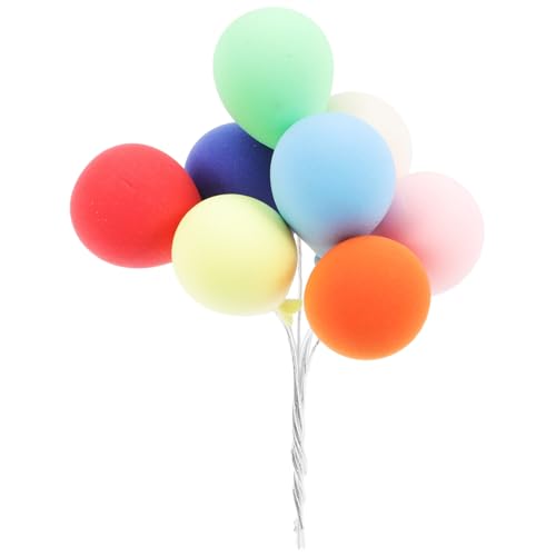 Alipis 8St Mini-Luftballons aus Ton Miniaturmöbel Mini-Ballondekorationen Spielzeuge Weihnachtsdekorationen Mini-Ballonspielzeug Mini-Luftballon aus Ton Strauß Zylinder schmücken von Alipis