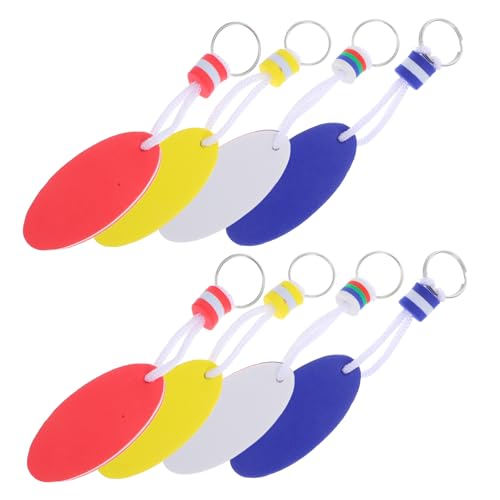 Alipis 8Stücke Wasserdichter Schwimmender Schlüsselanhänger Aus Ovaler Surf Gedenk Schlüsselanhänger Und Zubehör Für Angler Alipis 8Stücke Wasserdichter Schwimmender Schlüsselanhänger Aus Ovaler Surf Gedenk Schlüsselanhänger Und Zubehör Für Angler von Alipis