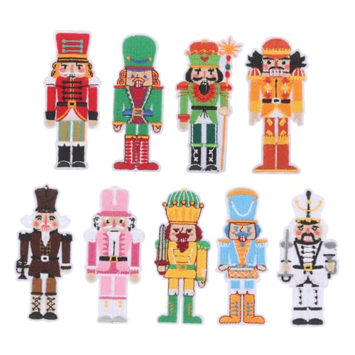 Alipis 9 Stück Teiliges Besticktes Soldaten Patch Robustes Aufnähmotive für Kleidung und Taschen Schnelle Klebefläche Vielseitige Weihnachtsdeko für Festliche DIY Bekleidung und Alipis 9 Stück Teiliges Besticktes Soldaten Patch Robustes Aufnähmotive für Kleidung und Taschen Schnelle Klebefläche Vielseitige Weihnachtsdeko für Festliche DIY Bekleidung und von Alipis