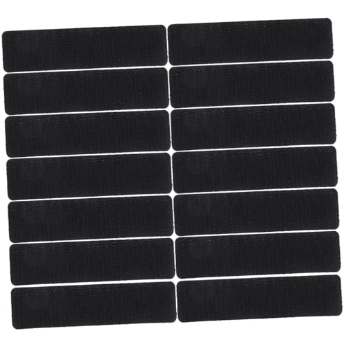 Alipis 96 Stück Kleberklettklett Teppichband Teppichaufkleber für Teppiche Greifer für Teppichunterlagen Klebeband für Teppich Teppichkleber Teppichklebeband Teppich Gripper Nylon Schwarz von Alipis