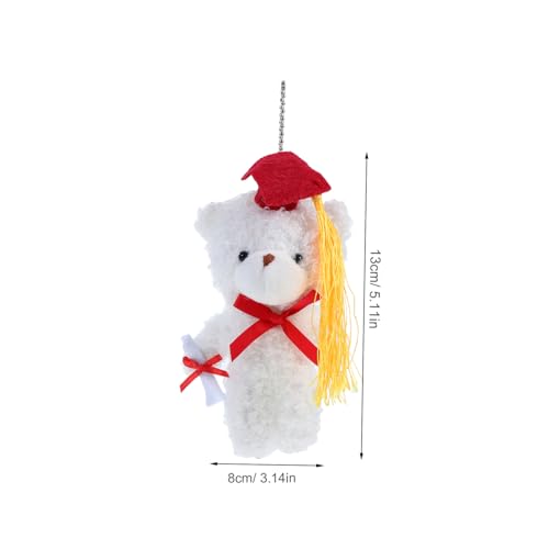 Alipis Abschlussbär Plüsch mit Doktorhut Graduation Bear Mini Stofftier Süßes und Partydeko für Abschlussfeiern Verarbeitet Detailreich Gestaltet Alipis Abschlussbär Plüsch mit Doktorhut Graduation Bear Mini Stofftier Süßes und Partydeko für Abschlussfeiern Verarbeitet Detailreich Gestaltet von Alipis