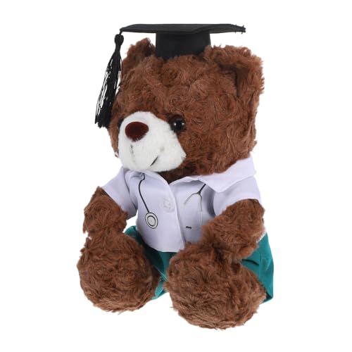 Alipis Abschlussbär Plüschtier für Medizinstudenten Niedliches Kuscheltier Doktoruniform Perfektes für Abschlussfeiern Fördert Festliche und Alipis Abschlussbär Plüschtier für Medizinstudenten Niedliches Kuscheltier Doktoruniform Perfektes für Abschlussfeiern Fördert Festliche und von Alipis