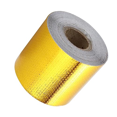 Alipis Aluminiumfolie Dichtband Hitzebeständiges Klebeband für Abdichten Reparatur Selbstklebend für Industrie Bau Heimwerkerprojekte von Alipis