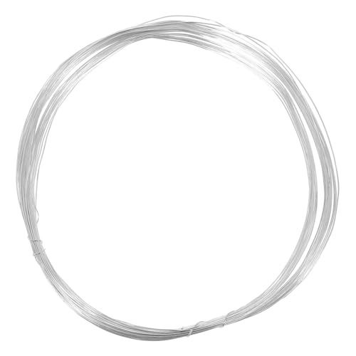 Alipis Armbanddraht Für Perlen Armbanddraht Zur Schmuckherstellung Schmuck Perlendraht Armband Ringdraht Material Halskettendraht Perlendraht Zur Schmuckherstellung Armature Wire Silber von Alipis