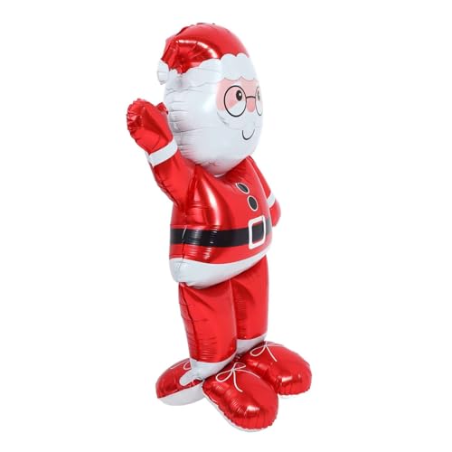 Alipis Aufblasbarer Weihnachtsmann Ballon Weihnachtsdekoration Große Aluminiumfolie Weihnachtsmann Figur für Festliche Anlässe Einfach Aufzublasen und Aufzustellen Weihnachtsdeko für Alipis Aufblasbarer Weihnachtsmann Ballon Weihnachtsdekoration Große Aluminiumfolie Weihnachtsmann Figur für Festliche Anlässe Einfach Aufzublasen und Aufzustellen Weihnachtsdeko für von Alipis