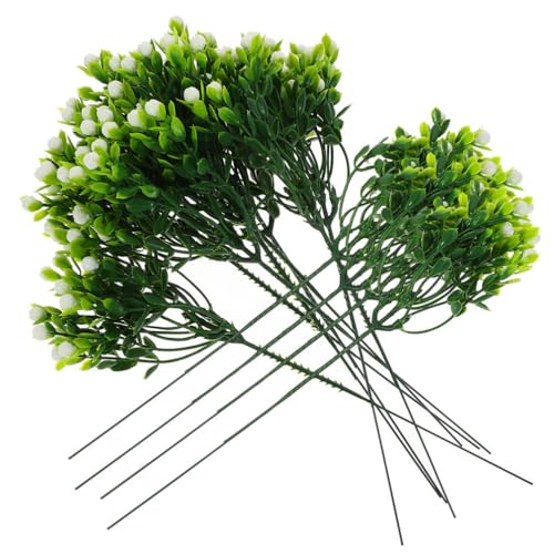 Alipis Babys Breath 12 Schleierkraut Sich An Für Hochzeit Party Dekoration Tischdekoration Weiß von Alipis