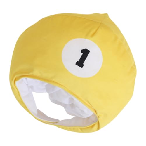 Alipis Billiard Ball Kopfbedeckung für Cosplay und Halloween Weicher Plüschhut aus PP Baumwolle Kreative Design Hut für Partys und Veranstaltungen Komfortabel und Atmungsaktiv Sicherer Alipis Billiard Ball Kopfbedeckung für Cosplay und Halloween Weicher Plüschhut aus PP Baumwolle Kreative Design Hut für Partys und Veranstaltungen Komfortabel und Atmungsaktiv Sicherer von Alipis
