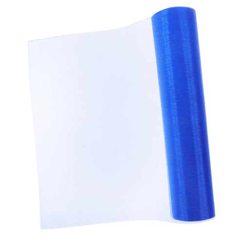 Alipis Blaue Organza Stoffrolle Yards Transparentes Tüllband Vielseitiges Dekorationsband für Hochzeit Party Geschenkverpackung Diy Bastelbedarf Stufenlos Formbar und Leicht von Alipis