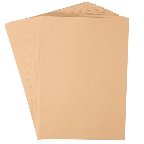 Alipis Brauner Papierkarton A4: 100 Blatt Blanko-Notizkarten - Bastelkarton Für Einladungen Speisekarten Kunst-Scrapbooking Diy-Karten Alipis Brauner Papierkarton A4: 100 Blatt Blanko-Notizkarten - Bastelkarton Für Einladungen Speisekarten Kunst-Scrapbooking Diy-Karten von Alipis