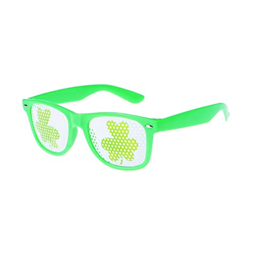 Alipis Brille Glas mit grünem Sharmrock-Aufdruck Partyzubehör schnapsgläser Drucken Flagge von Alipis
