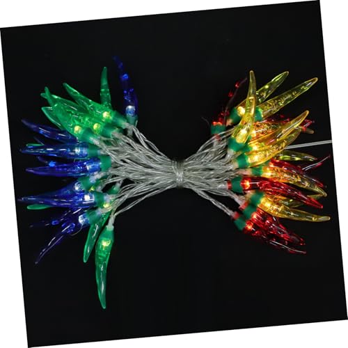 Alipis Bunte Chili LED lichterkette Leds Batteriebetrieben Dekorative Pfeffer lichter für Schlafzimmer Geburtstag Innenbereich Warmes Licht Vielseitige Deko Alipis Bunte Chili LED lichterkette Leds Batteriebetrieben Dekorative Pfeffer lichter für Schlafzimmer Geburtstag Innenbereich Warmes Licht Vielseitige Deko von Alipis