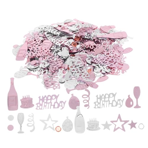 Alipis Bunte Happy Birthday Konfetti Pack Tischdeko Streudeko für Party Geburtstagsfeier Shower Festliche Papierdeko für Fröhliche Feier von Alipis