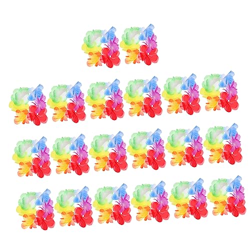 Alipis 10 Pairs Luau Armbänder Hawaiian Floral Armbänder Bequeme Elastische Alipis 10 Pairs Luau Armbänder Hawaiian Floral Armbänder Bequeme Elastische von Alipis