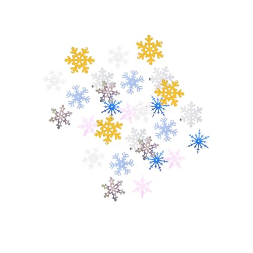 Alipis Bunte Schneeflocken Konfetti aus Kunststoff für Weihnachtsdekoration für Partys Tischdeko und Festliche Anlässe Alipis Bunte Schneeflocken Konfetti aus Kunststoff für Weihnachtsdekoration für Partys Tischdeko und Festliche Anlässe von Alipis