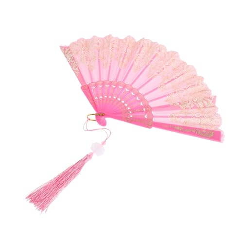 Alipis Chinesischer Faltfächer für Frauen Handfächer aus Plastik mit Traditionellem Wolkenmuster für Hochzeiten Festivals und Tanzaufführungen Tragbar und Elegant mit Quaste Alipis Chinesischer Faltfächer für Frauen Handfächer aus Plastik mit Traditionellem Wolkenmuster für Hochzeiten Festivals und Tanzaufführungen Tragbar und Elegant mit Quaste von Alipis