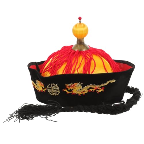 Alipis Chinesischer Kaiserhut mit Orientalischer Cosplay Partyhut aus Leichtem Papierboard für Historische Opernaufführungen und Traditionelle Kostümfeste Alipis Chinesischer Kaiserhut mit Orientalischer Cosplay Partyhut aus Leichtem Papierboard für Historische Opernaufführungen und Traditionelle Kostümfeste von Alipis
