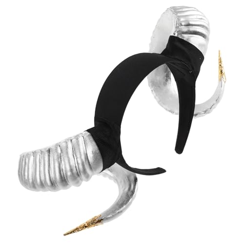 Alipis Dämonenhörner Haarreif RAM Horns Cosplay Leichtes Halloween Accessoire Damen Party Kopfschmuck Mit Feinen Details Für Kostümverwandlung Alipis Dämonenhörner Haarreif RAM Horns Cosplay Leichtes Halloween Accessoire Damen Party Kopfschmuck Mit Feinen Details Für Kostümverwandlung von Alipis