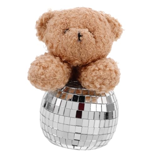 Alipis Stilvolles Reflektierendes Disco-bär-Ornament -stofftierspielzeug Plüschbär- Bärenmodell für Partys Zu Hause Alipis Stilvolles Reflektierendes Disco-bär-Ornament -stofftierspielzeug Plüschbär- Bärenmodell für Partys Zu Hause von Alipis
