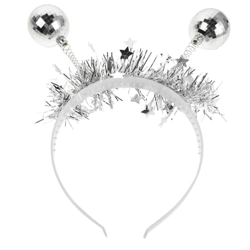 Alipis Disco Kugel Haarreif Glitzer Headband Party Accessoire Space Theme Birthday Party Kopfschmuck für Damen und Herren von Alipis