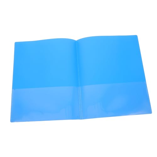 Alipis Doppeleinsatz -taschen -dateibeutel Ordner Mit Zinken Papier-organizer-ordner Menüabdeckungen Projektorganisator Serverbuch Große Ordner Für Dokumente Comic -binder Plastik Schwarz von Alipis