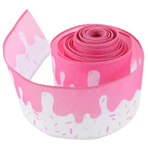 Alipis Drahtkantenband Candy Theme Ribbon für DIY Basteln Breit Geschenkband mit Kuchen und Eiscreme Motiv für Blumensträuße Kränze Schleifen und Partydekoration Alipis Drahtkantenband Candy Theme Ribbon für DIY Basteln Breit Geschenkband mit Kuchen und Eiscreme Motiv für Blumensträuße Kränze Schleifen und Partydekoration von Alipis
