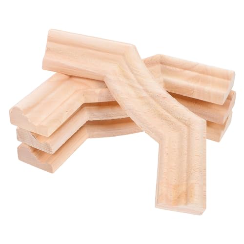 Alipis Eckapplikationen, dekorative Holz-Onlays, unlackiert, geschnitztes Holz, Möbelzubehör für Betten, Türen, Schränke, Handwerk, elegantes europäisches Design, vielseitig einsetzbar, 4 Stück Alipis Eckapplikationen, dekorative Holz-Onlays, unlackiert, geschnitztes Holz, Möbelzubehör für Betten, Türen, Schränke, Handwerk, elegantes europäisches Design, vielseitig einsetzbar, 4 Stück von Alipis