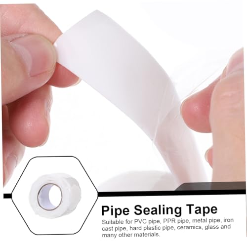 Alipis Flexibles Weißes Gummi dichtungsband Wasserdichtes Schweres Reparaturband für Rohre und Außenbereich Nahtfestes Klebeband zur Leckabdichtung und Rohrreparatur Alipis Flexibles Weißes Gummi dichtungsband Wasserdichtes Schweres Reparaturband für Rohre und Außenbereich Nahtfestes Klebeband zur Leckabdichtung und Rohrreparatur von Alipis
