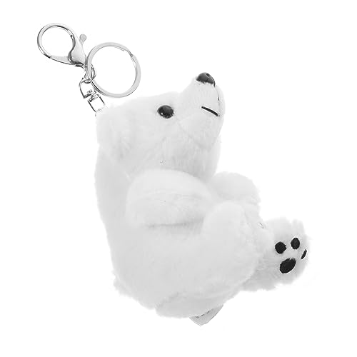 Alipis Fluffy Plüsch Bär Schlüsselanhänger aus PP Baumwolle Niedlicher Anhänger für Taschen Rucksäcke DIY Dekoration Leicht und Langlebig Alipis Fluffy Plüsch Bär Schlüsselanhänger aus PP Baumwolle Niedlicher Anhänger für Taschen Rucksäcke DIY Dekoration Leicht und Langlebig von Alipis
