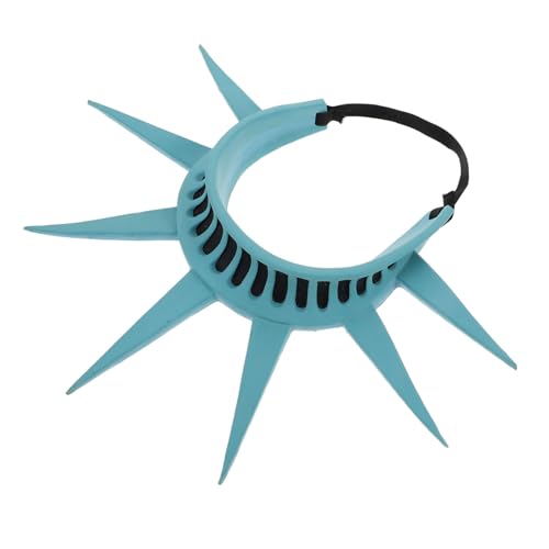 Alipis Freiheitsstatue Stirnband mit Krone und Fackel Kostüm Zubehör für Damen Leichtes Kopfband für Kostümpartys Mottofeiern und Halloween Roleplay von Alipis