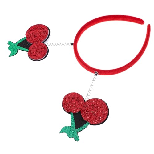 Alipis Stirnband Kopfschmuck 仿真水果发箍 Für Lustiger Haarreif Mit Obstdesign Kirsche Ideal Für Partys Und Festivals Fruchtiger Haarschmuck Für Kostümzubehör Für Festlichkeiten Haarschmuck Kinder von Alipis