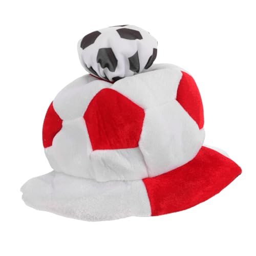 Alipis Fußballmütze für Fans Leichte Fußball Kopfbedeckung aus Polyester Kreativer Partyhut für Sportwettkämpfe Praktische Deko Mütze für Fußballspiele für Feiern und Veranstaltungen von Alipis