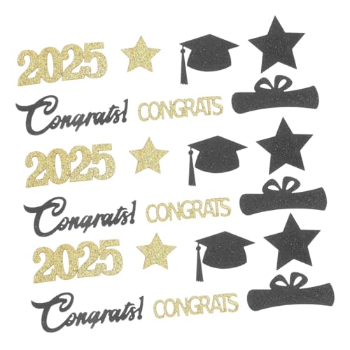 Alipis Glitzernde Graduation Party Tischdeko mit Cap Konfetti Bunte Abschlusspapierstreusel Geeignet für Kindergarten Grundschule Gymnasium College Feiern Festliche Party Supplies Alipis Glitzernde Graduation Party Tischdeko mit Cap Konfetti Bunte Abschlusspapierstreusel Geeignet für Kindergarten Grundschule Gymnasium College Feiern Festliche Party Supplies von Alipis