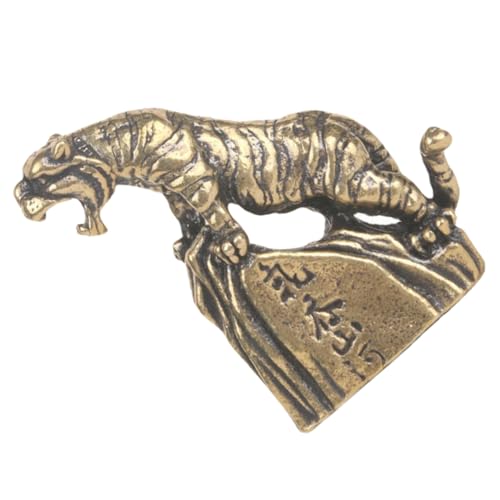Alipis Messing Tier Statue Tiger Schmuck Retro Tiger Figurine Material für Desktop Decor Alipis Messing Tier Statue Tiger Schmuck Retro Tiger Figurine Material für Desktop Decor von Alipis