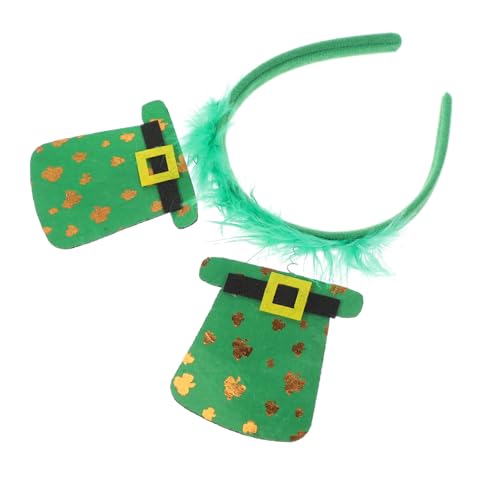 Alipis Grüner Haarreif mit Kleeblatt für Patrick's Day Festliches Kostüm Accessoire für Partys und Fotoshootings Alipis Grüner Haarreif mit Kleeblatt für Patrick's Day Festliches Kostüm Accessoire für Partys und Fotoshootings von Alipis