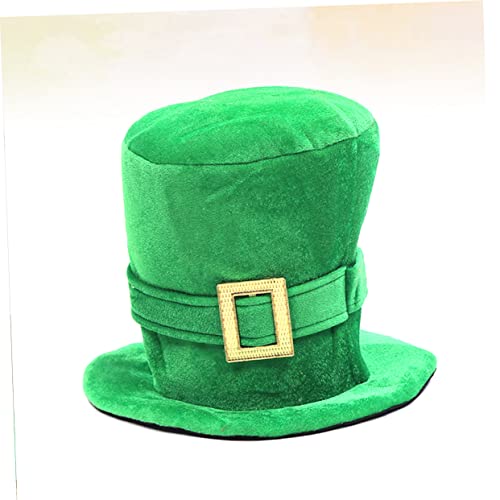 Alipis Grüner Partyhut für Patricks Day Weicher Atmungsaktiver Karnevalshut Modisches Kostümzubehör Attraktives Accessoire für Damen und Herren für Familie und Freunde von Alipis